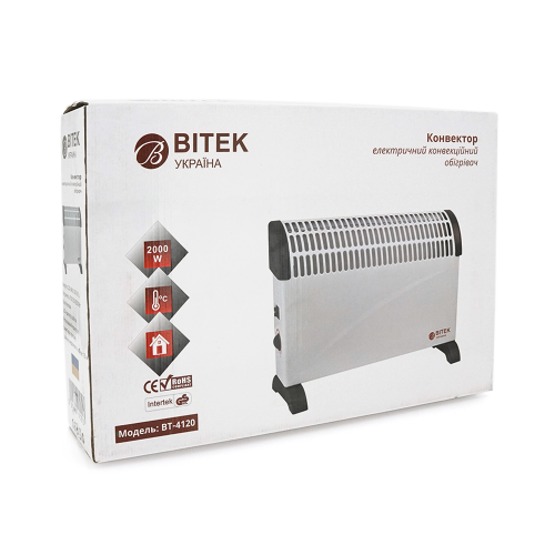 Конвектор електричний BT-4120, 2000Вт, Box