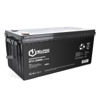 Аккумуляторная батарея EUROPOWER AGM EP12-200M8 12V 200Ah ( 522 x 240 x  219) Black Q1