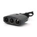 АЗП розгалужувач Olesson 1635, 12V-3 * 12V + 2 * USB, Black, Blister