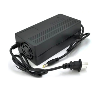 Зарядний пристрій Jinyi для літієвих акумуляторів 12V 5A, штекер 5,5, з індикацією, DC:14,6V 5A, BOX