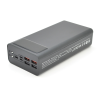 PowerBank 40000mAh, Input:5V/ 2.5A, 9V/2A, 12V/1.5A (Micro, Type-C, Lightning), Output:5V/4.5A, 5V/3A ,9V/2A, 12V/1.5A (2хUSB,Type-C), Q16,plastic,Black
