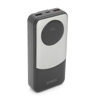 Power bank BETWEEN BTW-P6 20000mAh, 22.5W, 2 кабелі: Type-C+Lighting, Black, 460g, Box